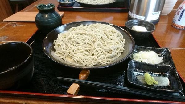 「もりそば600円＋大盛り150円＝750円」@風の写真