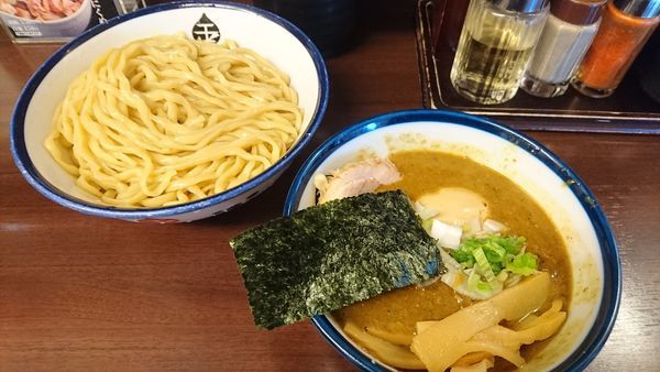 「インドのつけ麺(中)+メンマ･味玉(クーポン)」@つけめん 玉 本店の写真