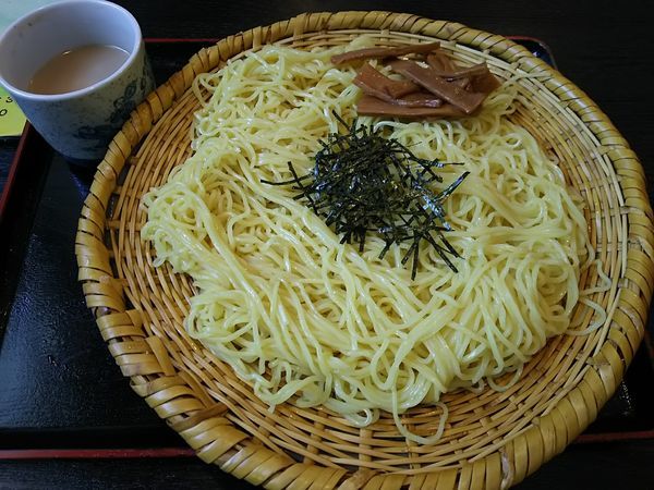 「冷ざるらーめん（四季）　（めん大盛）」@麺処 金太郎の写真