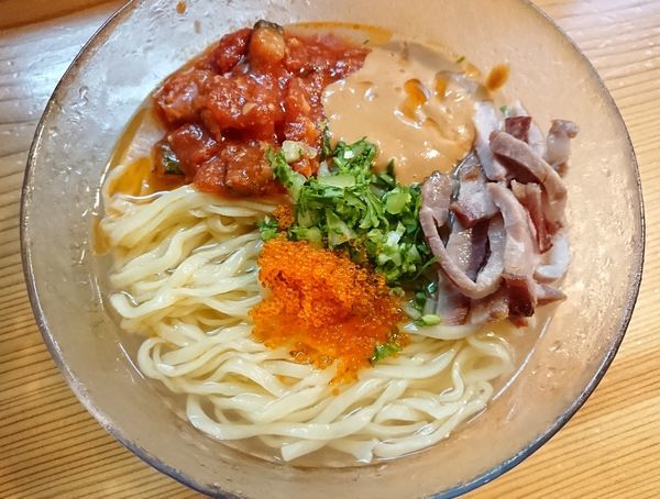 「【限定】オマール海老の冷やし海老鮮丸」@はりけんラーメン 南店の写真