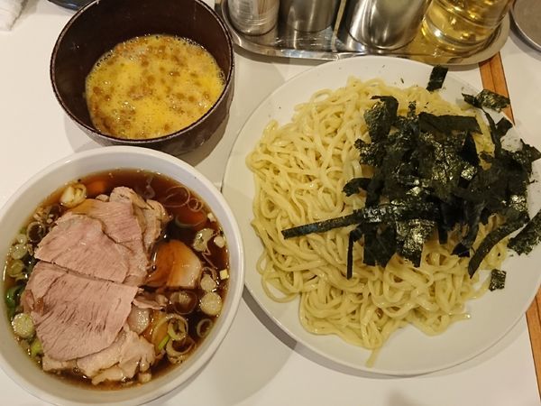 「チャーシューざるらぁめん￥1150＋納豆￥100＝￥1250」@らぁめん ほりうち 新橋店の写真