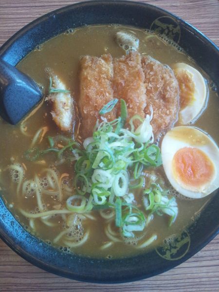 「カツカレーらーめん（味玉付き）」@藤一番 江南店の写真
