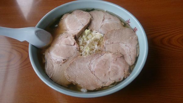 「チャーシューメン大盛 800円」@佐野手打らーめん 永華の写真