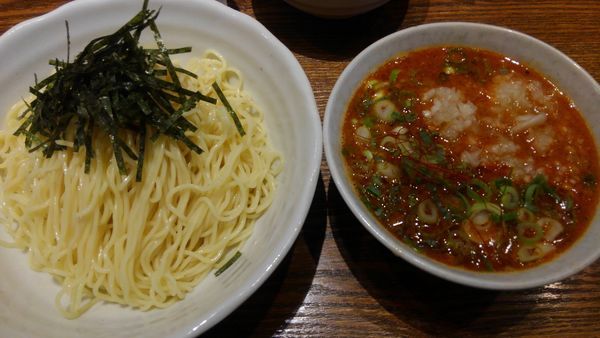 「担々つけめん、チャーシューめし」@中華そば うめやの写真