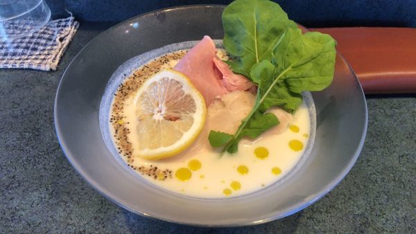 「限定 冷やし貝白湯らーめん」@もとのともの写真