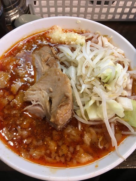 「小つけ麺（ヤサイ、ニンニク）」@麺屋 歩夢の写真