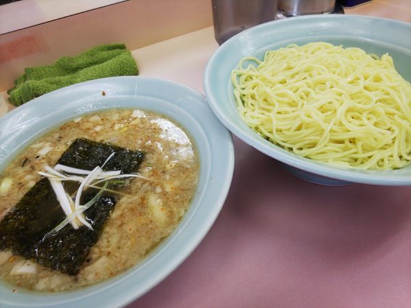 「つけ麺(中盛り）」@ラーメンショップ 緑ヶ丘店の写真