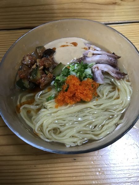 「【限定】オマール海老の冷やし海老鮮丸」@はりけんラーメン 南店の写真
