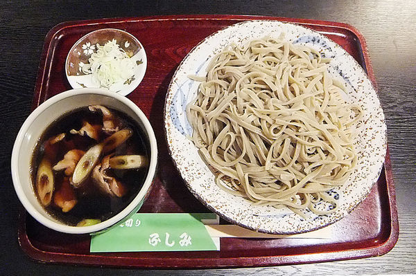 「黒豚せいろそば(大盛)」@手打そば ふしみの写真