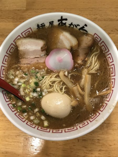 「味玉 豚骨中華そば」@麺屋あがらの写真