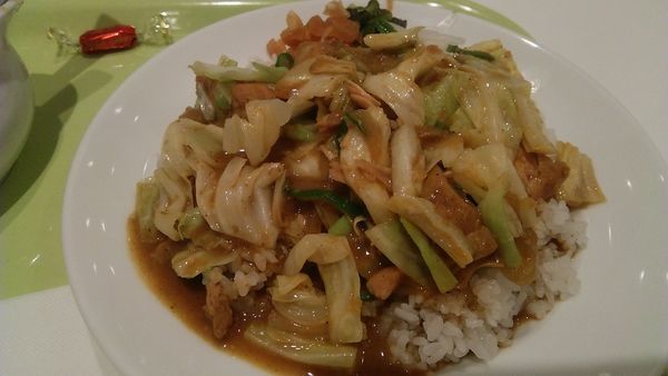 「チキン野菜カレー 980円 ＋5ホット 50円」@インド式カレー 夢民の写真