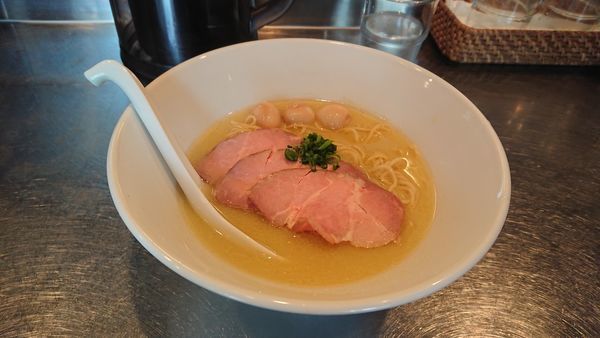 「ずんだと煮干の冷し蕎麦　ジンジャー玉」@さんじの写真