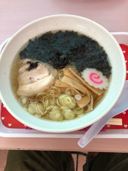 「さのらーめん  500円+サービス岩のり」@つどい亭の写真