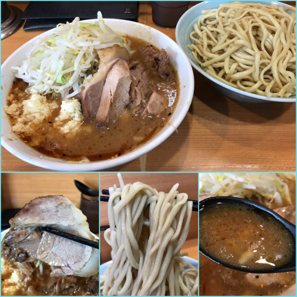 「小つけ麺¥930（ニンニク増し）」@ラーメン二郎 八王子野猿街道店2の写真