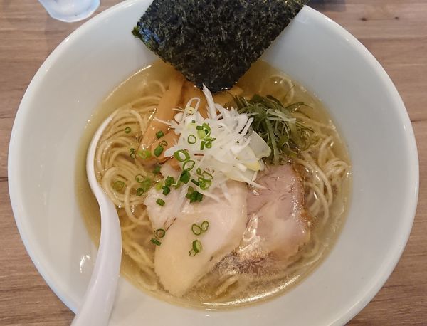 「鶏だしらーめん（塩）」@38 NOODLE KITCHENの写真