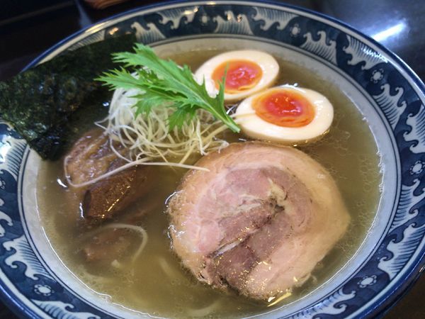 「特製わさらびそば塩1000円」@支那そば屋 わさらびの写真