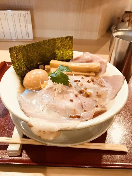 「特製金色貝そば¥990」@燃えよ麺助の写真