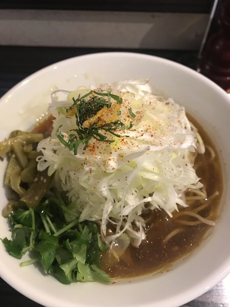 「鯵ニボそば ネギ(醤油)」@志奈そば 田なかの写真