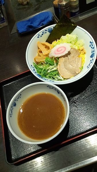 「中華そばつけ麺６８０円」@SOBA DINING 凛や 池袋店の写真