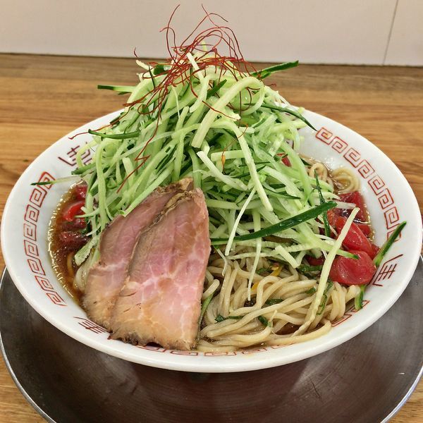 「冷やし中華（大盛）　￥９７０」@麺や 七彩 八丁堀店の写真
