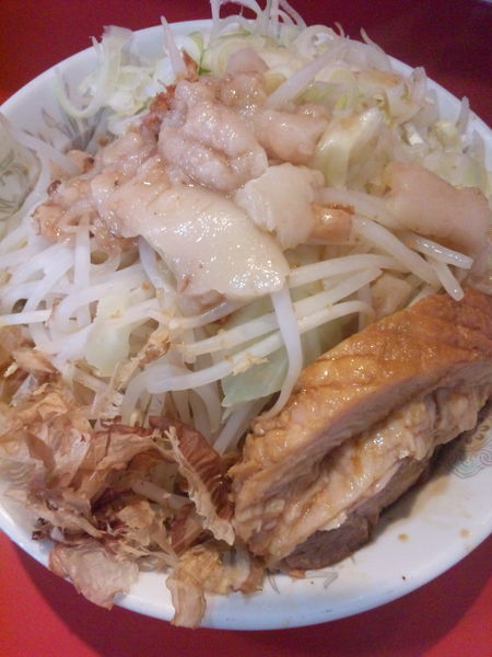 「まぜそば700円」@蒙麺 火の豚の写真