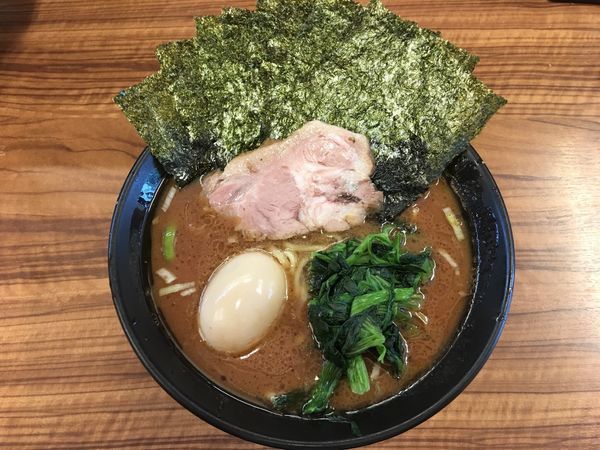 「のり半熟味玉らーめん」@横浜家系らーめん 二代目 武道家の写真