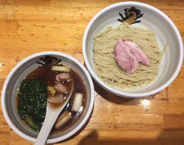 「鴨つけそば(醤油)900円」@満鶏軒の写真