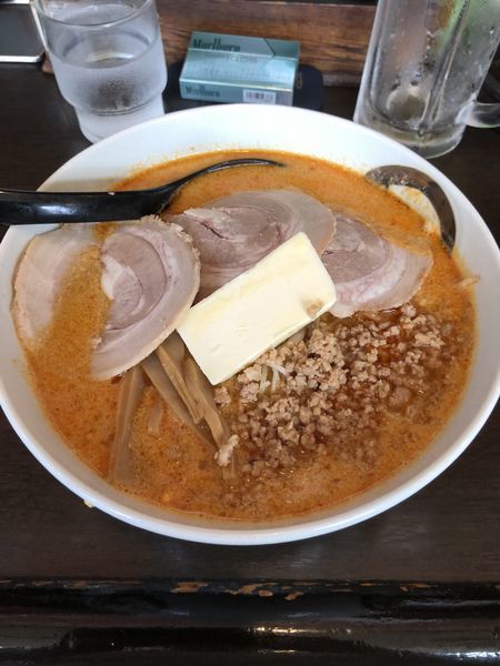 「みそ坦々+バター、チャーシュー」@みそ膳 葛西店の写真