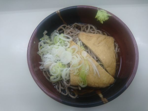 「冷やしきつね蕎麦 ３００円」@長寿庵の写真