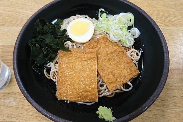 「冷やしきつね蕎麦(450円)」@駅そば大宮の写真
