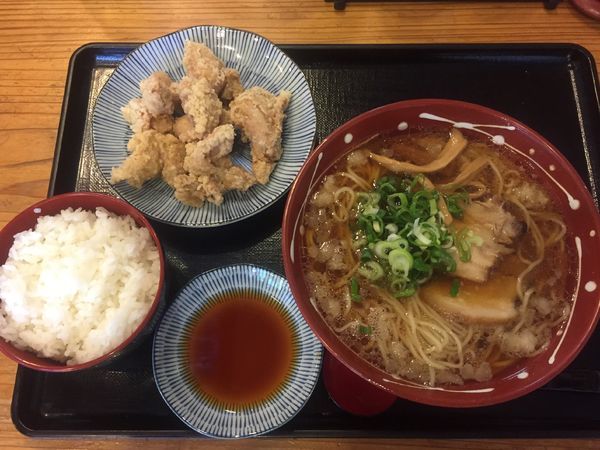 「唐揚げセット」@鼓六家 益田店の写真