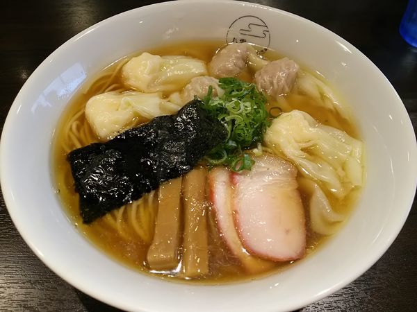 「【裏メニュー】  特製ワンタン麺　ミックス」@八雲の写真
