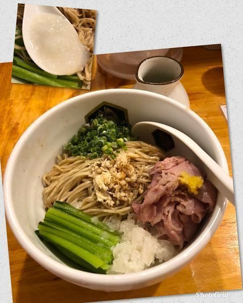 「鯛油そば (冷やしで) ￥700」@真鯛らーめん 麺魚の写真