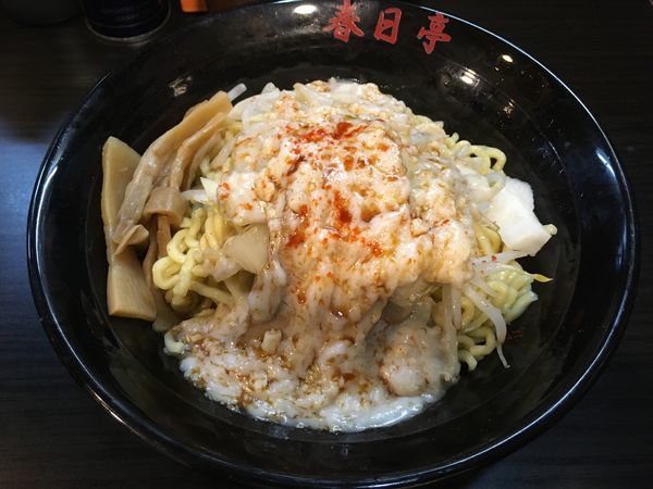 「鳥豚油そば」@油そば 春日亭 渋谷店の写真