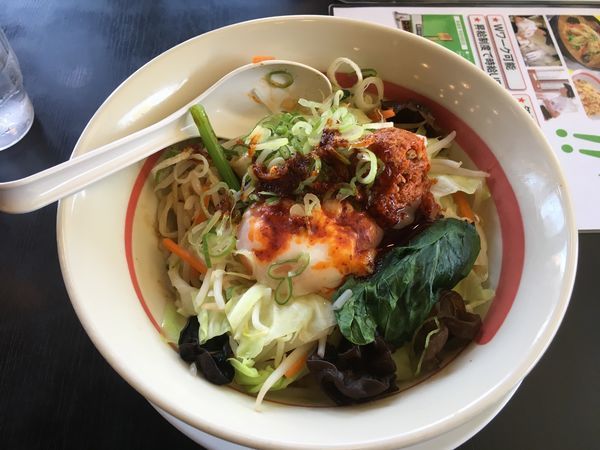 「台湾野菜まぜめん（辛シビ系）」@幸楽苑 イオンタウン山梨中央店の写真