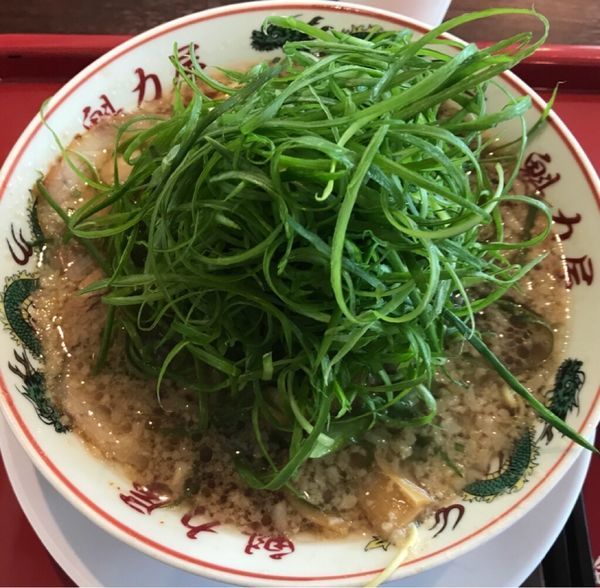 「特製醤油 九条ネギラーメン ¥896」@ラーメン魁力屋 藤枝PA下り線店の写真