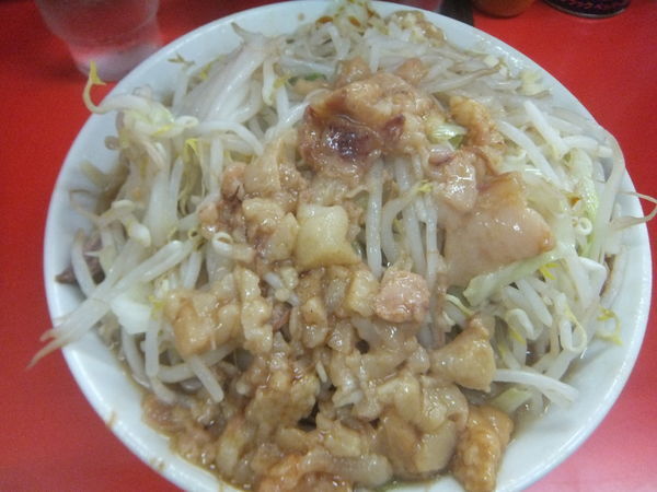 「小ラーメン750円ニンニクアブラ」@ラーメン二郎 松戸駅前店の写真