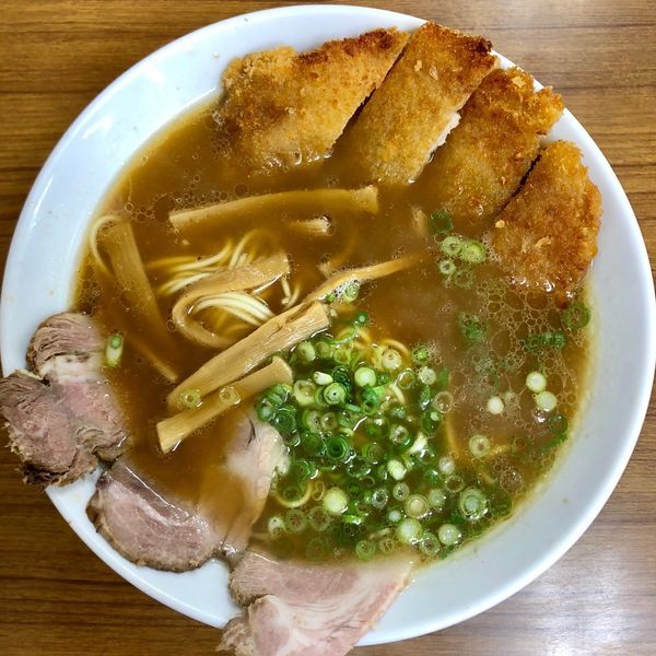 「カツそば (900円)」@浅月 本店の写真
