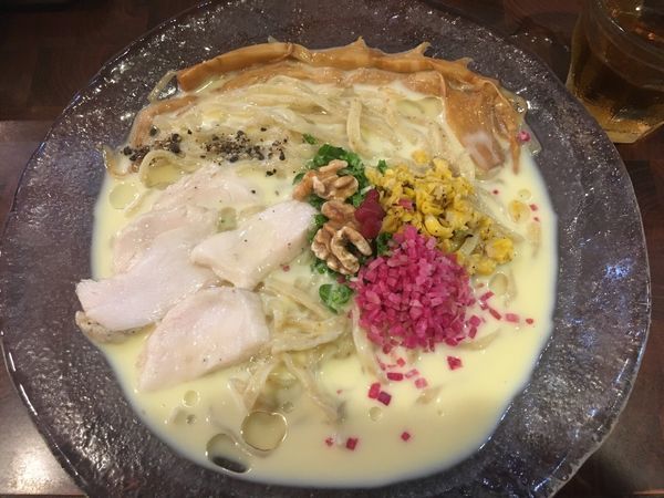 「トウモロコシの冷たいらぁめん990円」@麺や 庄のの写真