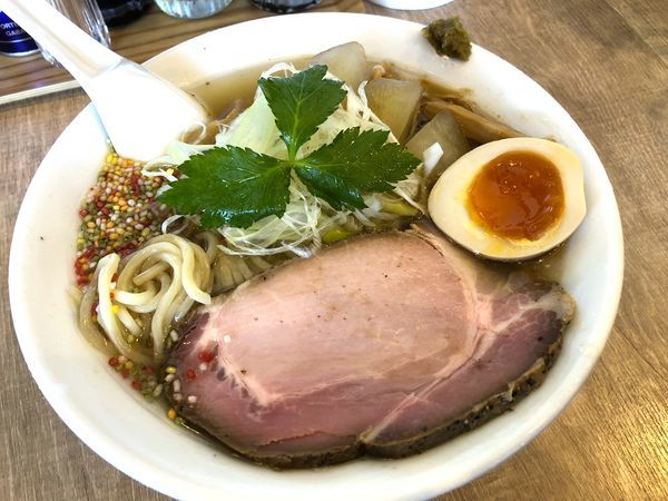 「【限定】冷し汐らぁめん（850円）」@らぁめん蓮華の写真