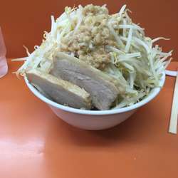 ラーメン並 野菜マシ、アブラマシ、にんにくマシ