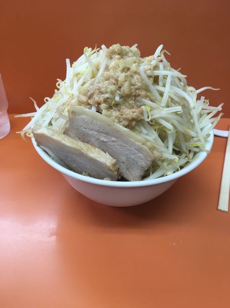 「ラーメン並 野菜マシ、アブラマシ、にんにくマシ」@暴豚製麺所の写真