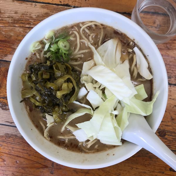 「高菜らーめん」@くまもとらーめんブッダガヤの写真