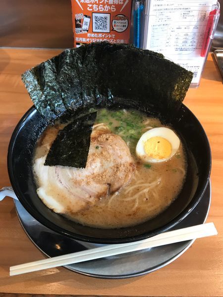 「豚そば銀二郎＋海苔」@らあめん花月嵐 東高円寺店の写真