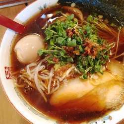 カイワレそば＋味付玉子（大盛）