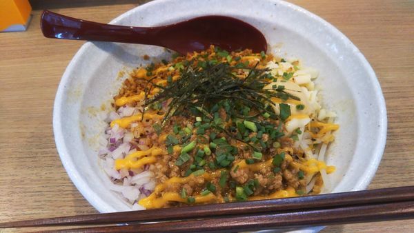 「みそまぜそば+ジャンク好き」@麺小屋 てちの写真