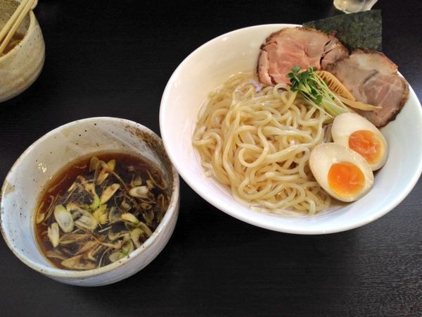 「きまぐれ限定 昆布水〆 鶏だし追い煮干つけそば」@麺屋 シロサキの写真