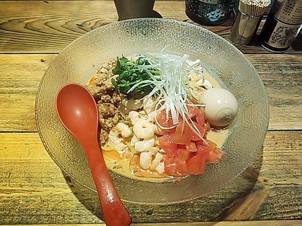 「【限定】冷製海老担々麺、など」@麺屋 翔 西新宿本店の写真
