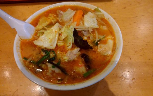 「手打辛子みそタンメン」@牛乳屋食堂の写真