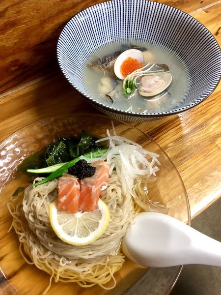 「【限定】冷やしさかなボーイズ ￥1200」@中華そば よしかわの写真